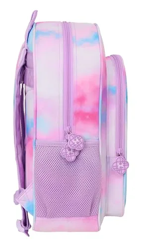 Safta ▫️ K-POP Demon Hunters - ARTISTA - Mochila escolar para menino, mochila infantil, adaptável a carrinhos, ideal para crianças em idade escolar, confortável e versátil, resistente, 32x12x38 cm 3