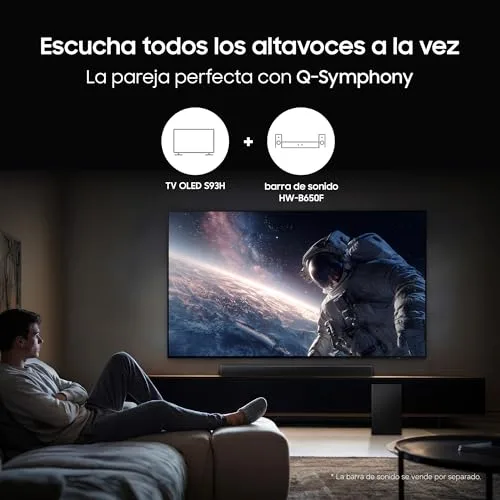 Samsung ▫️ Televisão OLED S93H de 48" 4K Smart TV com IA e ecrã antirreflexo 6