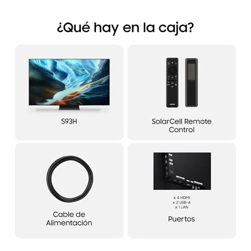 Samsung ▫️ Televisão OLED S93H de 48" 4K Smart TV com IA e ecrã antirreflexo 7