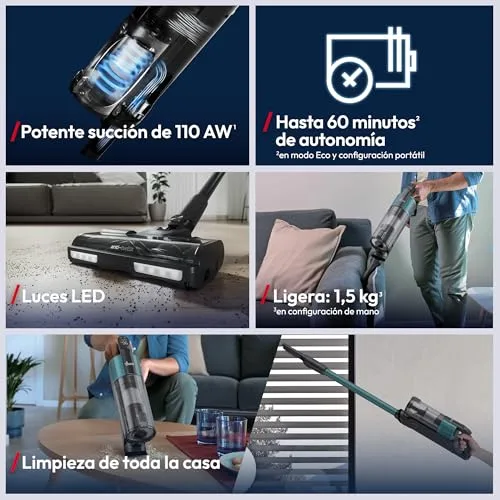 Hoover ▫️ Aspirador de vassoura sem fio HF3 Core | 60 minutos de autonomia 2