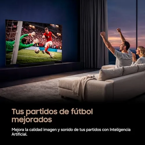 Samsung ▫️ Televisão de 50 polegadas Neo QLED QN73H 4K Smart TV com Vision AI Companion, Quantum Mini LED e AirSlim, Cinema, Jogos e Desporto 4