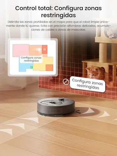 Lefant ▫️ M330 Plus – Aspirador e esfregador de chão robótico 3 em 1, 5000 Pa, 150 min 6
