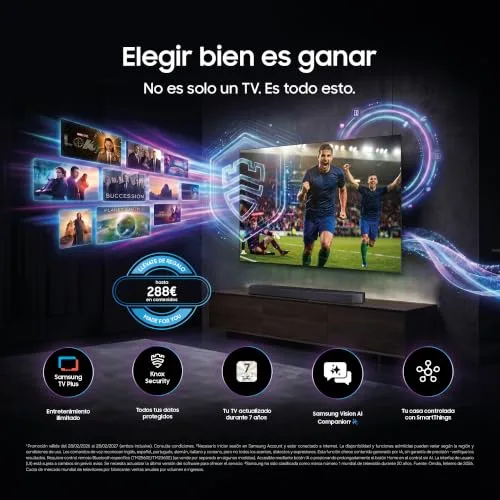Samsung ▫️ Televisão Neo QLED QN1EH de 55" 4K Smart TV com IA 6