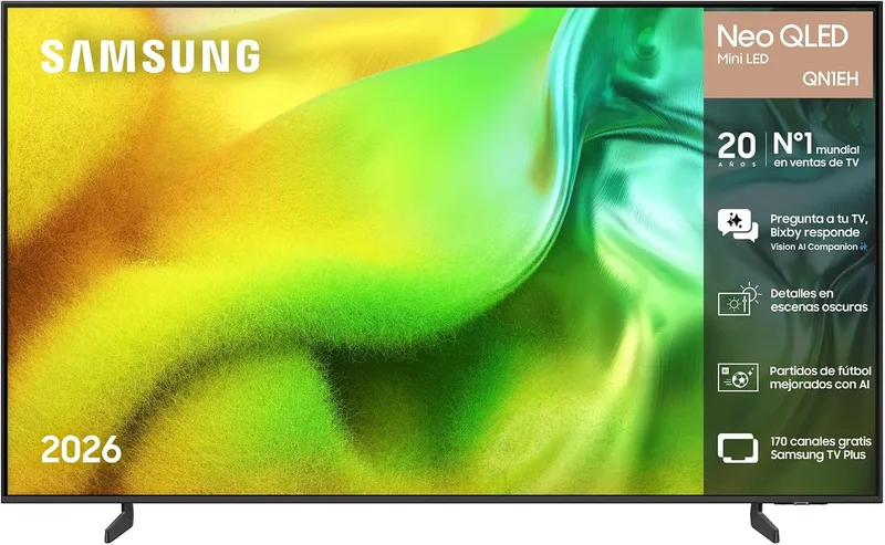 Samsung ▫️ Televisão Neo QLED QN1EH de 55" 4K Smart TV com IA