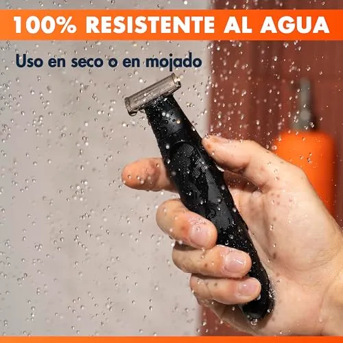 Gillette ▫️ Fusion One - Aparador de barba e máquina de barbear para o corpo, preto 6