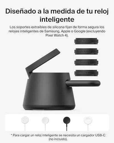 Belkin ▫️ Carregador sem fios magnético 3 em 1 UltraCharge Pro Qi2 25 W, preto 2