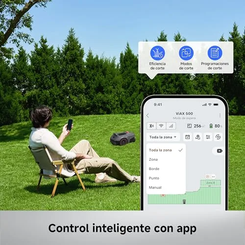 MOVA ▫️ ViAX 500: Robô cortador de relva com LiDAR de 360° + Visão Dupla com IA 6