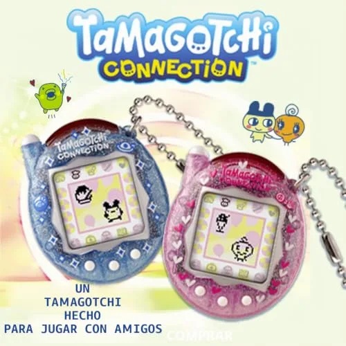 TAMAGOTCHI ▫️ Bandai – Connection Neon Planet – Animal virtual interativo com ligação por infravermelhos – Ecrã grande em francês – Minijogos – Brinquedo para crianças a partir dos 6 anos – 44028 3