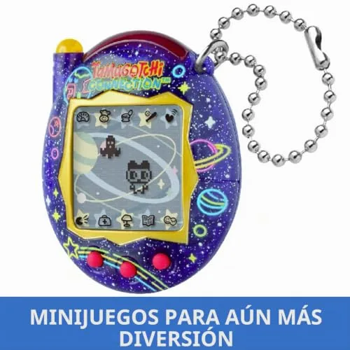 TAMAGOTCHI ▫️ Bandai – Connection Neon Planet – Animal virtual interativo com ligação por infravermelhos – Ecrã grande em francês – Minijogos – Brinquedo para crianças a partir dos 6 anos – 44028 5