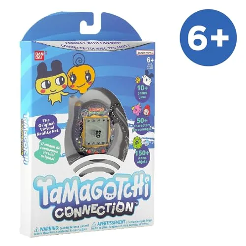 TAMAGOTCHI ▫️ Bandai – Connection Neon Planet – Animal virtual interativo com ligação por infravermelhos – Ecrã grande em francês – Minijogos – Brinquedo para crianças a partir dos 6 anos – 44028 7