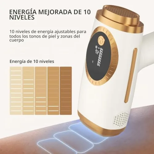 NALONE ▫️ Depilador IPL 4 em 1, Luz Pulsada para Mulheres e Homens 6
