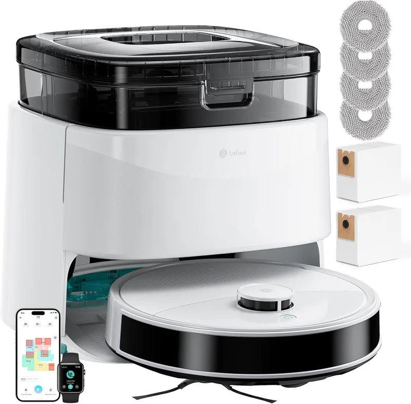 Lefant ▫️ Aspirador e Esfregador de Pisos Automático M210 N5