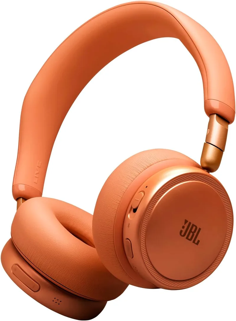 JBL ▫️ Live 680NC, Auscultadores Bluetooth supra-auriculares sem fios, Laranja