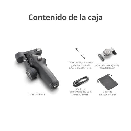 DJI ▫️ Pacote Padrão Osmo Mobile 8, estabilizador para smartphones 6