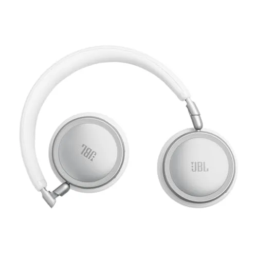 JBL ▫️ Live 680NC, Auscultadores supra-auriculares sem fios com Bluetooth, Branco 2