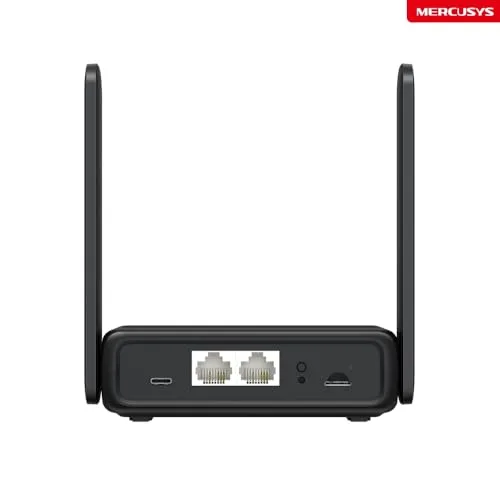 MERCUSYS ▫️ MB113-4G - Router 4G com cartão SIM, N300, Wi-Fi 4, powerbank USB-C e VPN 2