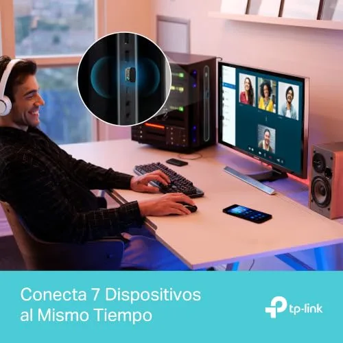 TP-Link ▫️ UB600 - Adaptador Wi-Fi USB, Bluetooth 6.0, Nano, para PC 6