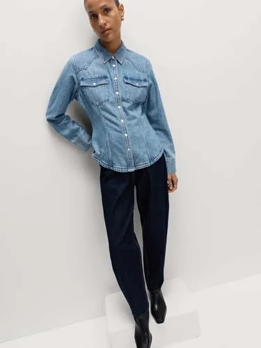 Marks & Spencer ▫️ Camisa de ganga estilo western 2