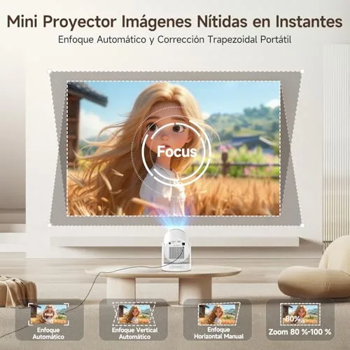 Magcubic ▫️ 【Focagem Automática】 HY320pro Projetor Portátil Full HD 1080P 3