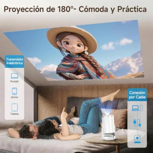 Magcubic ▫️ 【Focagem Automática】 HY320pro Projetor Portátil Full HD 1080P 4