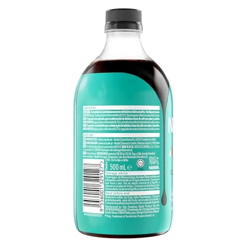 Nescafe ▫️ NESCAFÉ Espresso Concentrate Baunilha, com café Arábica e sabor a baunilha, concentrado de café líquido para café gelado e lattes, garrafa de 500 ml 4