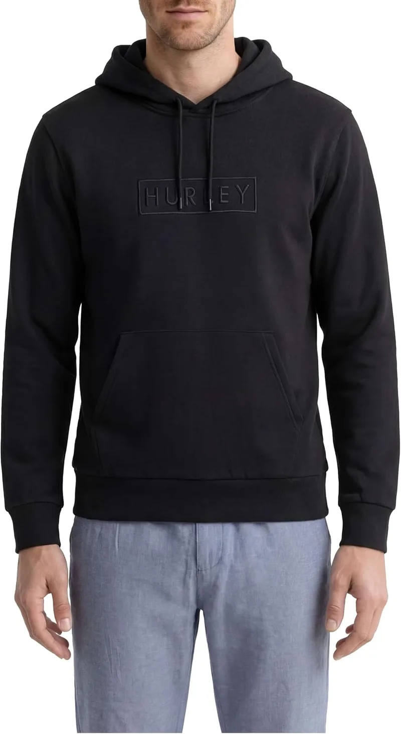 Hurley ▫️ Camisola com forro polar e logótipo, em embalagem, para homem (1 unidade)