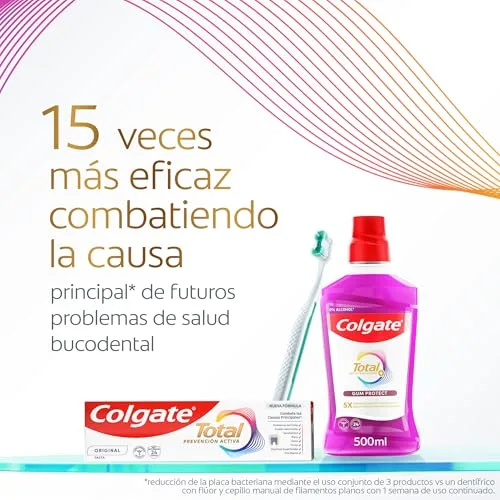 Colgate ▫️ Conjunto de Pastas Dentífricas e Escova de Dentes Total Prevenção Ativa 6