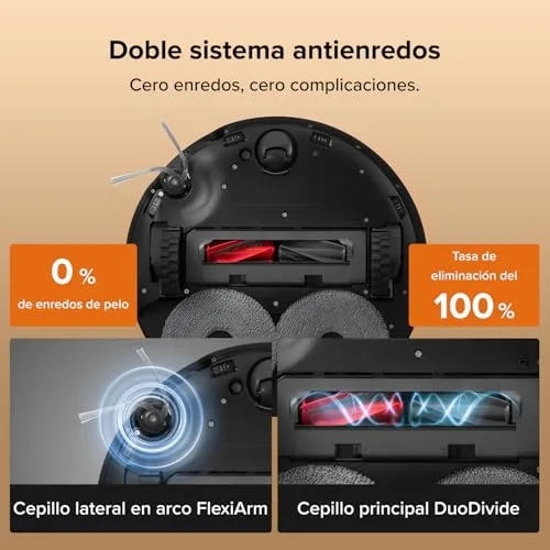 roborock ▫️ Qrevo Edge 2 – Aspirador robô com sucção extrema de 25 000 Pa, preto 3