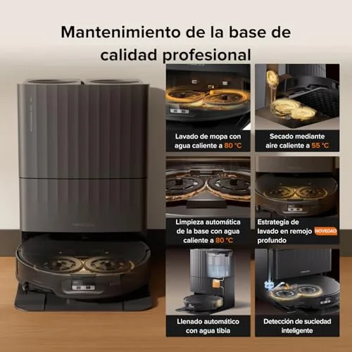 roborock ▫️ Qrevo Edge 2 – Aspirador robô com sucção extrema de 25 000 Pa, preto 6