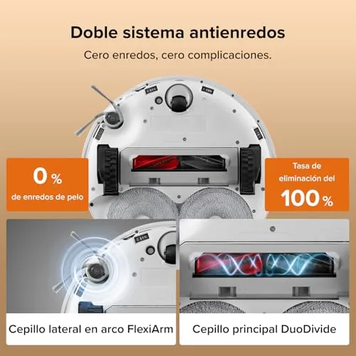 roborock ▫️ Conjunto Qrevo Edge 2 – Aspirador robô com sucção extrema de 25 000 Pa, branco 3