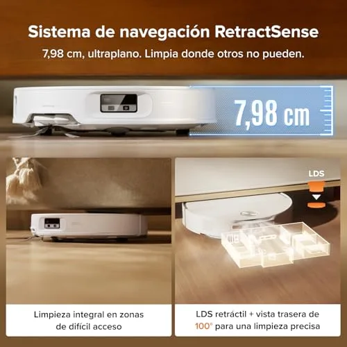 roborock ▫️ Conjunto Qrevo Edge 2 – Aspirador robô com sucção extrema de 25 000 Pa, branco 5