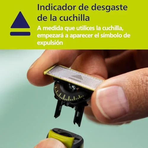 PHILIPS ▫️ Lâminas OneBlade Original 360, compatíveis com todos os cabos OneBlade e Pro, 5 unidades (modelo QP450/50) 5