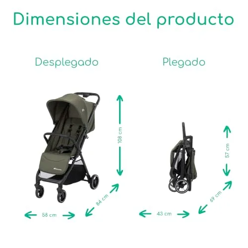 Bebeconfort ▫️ Azur, Carrinho de bebé, 0–3 anos (15 kg), Mineral Graphite 3