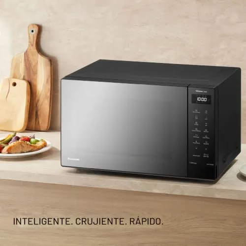 Panasonic ▫️ NN-GT65QBEPG Micro-ondas combinado de 31 L com grelha, 1000 W, cozedura combinada, 7 níveis de potência, descongelação turbo, LED, prato giratório, preto 2