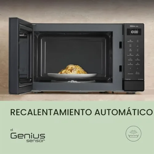 Panasonic ▫️ NN-GT65QBEPG Micro-ondas combinado de 31 L com grelha, 1000 W, cozedura combinada, 7 níveis de potência, descongelação turbo, LED, prato giratório, preto 6