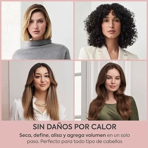 BaByliss ▫️ Air Wand - Secador, alisador, modelador e difusor «tudo em um» - Rosa 2