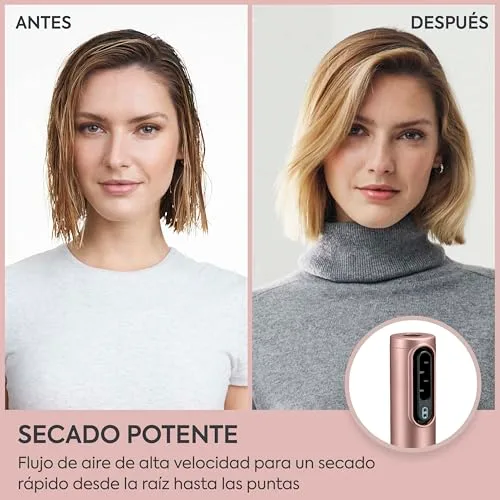 BaByliss ▫️ Air Wand - Secador, alisador, modelador e difusor «tudo em um» - Rosa 3