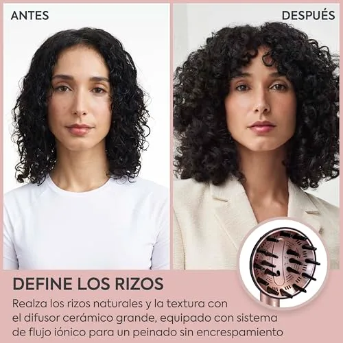 BaByliss ▫️ Air Wand - Secador, alisador, modelador e difusor «tudo em um» - Rosa 4