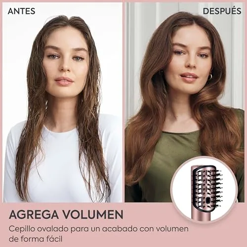 BaByliss ▫️ Air Wand - Secador, alisador, modelador e difusor «tudo em um» - Rosa 5