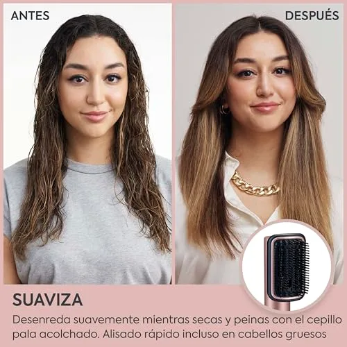 BaByliss ▫️ Air Wand - Secador, alisador, modelador e difusor «tudo em um» - Rosa 6