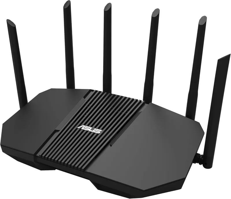 ASUS ▫️ RT-BE90U - Router AiMesh BE9400 com Wi-Fi 7 (802.11be) de banda tripla, 320 MHz, 4K-QAM, MLO, quatro portas de 2,5 G, segurança de rede de nível profissional e controlador de casa inteligente