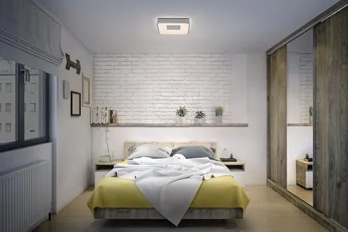 OSRAM ▫️ Luz de teto LED ORBIS Piana 380 mm, 24 W, 3000 K branco quente, Click-DIM, Prateada, Metal, IP20 2