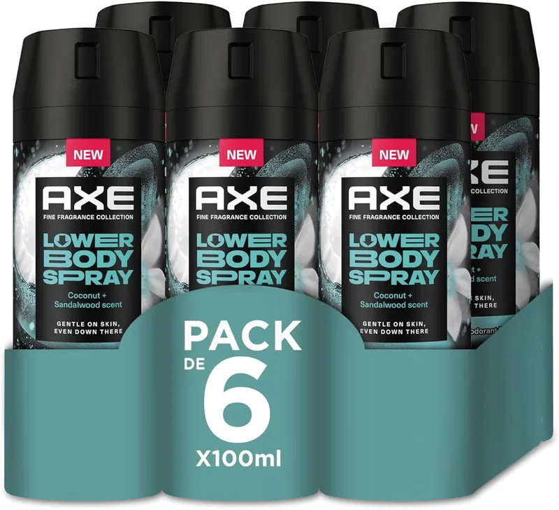 AXE ▫️ All Over Body Coconut 100 ml x 6