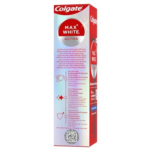 Colgate ▫️ Max White Ultra Efeito Instantâneo, Pasta de dentes branqueadora, 50 ml 3