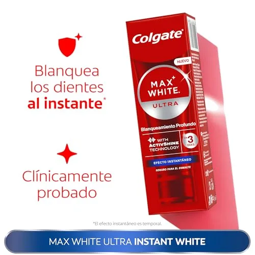 Colgate ▫️ Max White Ultra Efeito Instantâneo, Pasta de dentes branqueadora, 50 ml 6
