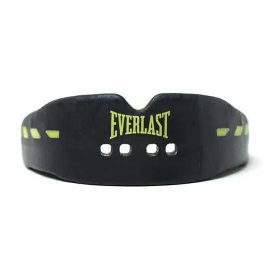 Everlast ▫️ Evershield - Protetor bucal duplo, protetor de gengivas com absorção de impactos e estrutura de duas camadas, design para ferver e morder, canal de respiração central e estojo de armazenamento, equipamento 2