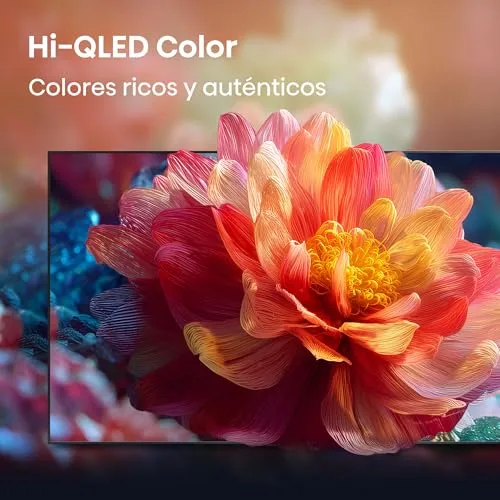 Hisense ▫️ 75E7S - Smart TV Hi-QLED de 75 polegadas, Hi-QLED Color, Dolby Vision, Atmos, escalador 4K com IA, Smooth Motion com IA, Modo Jogo Plus, Dolby Vision IQ, HDR10+ Adaptive 4