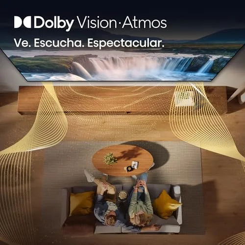 Hisense ▫️ 75E7S - Smart TV Hi-QLED de 75 polegadas, Hi-QLED Color, Dolby Vision, Atmos, escalador 4K com IA, Smooth Motion com IA, Modo Jogo Plus, Dolby Vision IQ, HDR10+ Adaptive 5