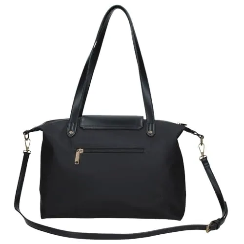 Pepe Jeans ▫️ Leire Mala Tote 15,6 polegadas Preta 29x26x14 cm Poliéster e PU 10,5 L da Joumma Bags 3
