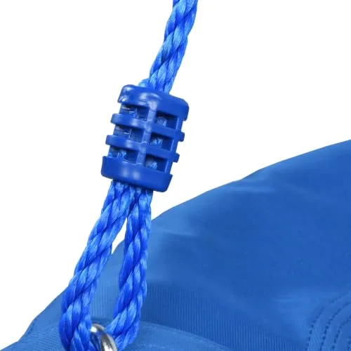 Relaxdays ▫️ Balanço Nido Redondo, Alças Acolchoadas, para crianças, Ajustável, para exterior, Ø: 100 cm, até 100 kg, Azul 5